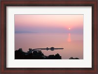 Framed Sunrise view from Tihany, Tihany, Lake Balaton, Hungary