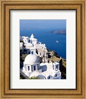 Framed Cyclades Islands, Greece
