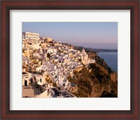 Framed Santorini City in Greece