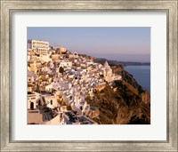 Framed Santorini City in Greece