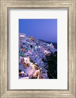 Framed Night, Santorini, Thira (Fira), Cyclades Islands, Greece