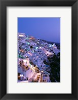 Framed Night, Santorini, Thira (Fira), Cyclades Islands, Greece