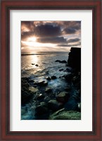 Framed Sunrise over the sea, Cabrillo National Monument, San Diego, California, USA