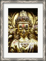 Framed Close-up of a statue, Kathmandu, Nepal