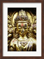Framed Close-up of a statue, Kathmandu, Nepal