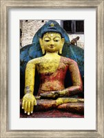 Framed Statue of Buddha, Kathmandu, Nepal