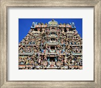 Framed Carving on Sri Meenakshi Hindu Temple, Chennai, India