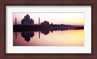 Framed Silhouette of the Taj Mahal, Agra, Uttar Pradesh, India