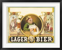 Framed Lager Bier