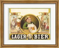 Framed Lager Bier