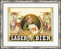 Framed Lager Bier