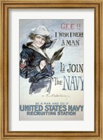 Framed Join the Navy