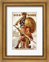 Framed USA Bonds