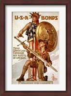 Framed USA Bonds