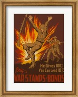 Framed War Stamps & Bonds