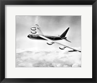 Framed High angle view of a military airplane in flight, B-52C Stratofortress