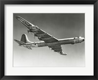 Framed Low angle view of a fighter plane in flight, Convair B-36D