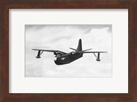 Framed Fighter plane in flight, P5M-1 Marlin