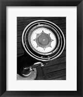 Framed Close up of compass on deck of boat, Compass-Gyro Repeater