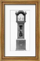 Framed Antique grandfather clock
