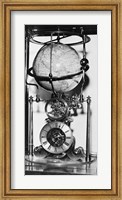 Framed American clock built in 1880 from the James Arthur Collection of Clocks and Watches, New York University