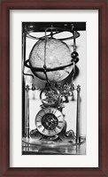 Framed American clock built in 1880 from the James Arthur Collection of Clocks and Watches, New York University