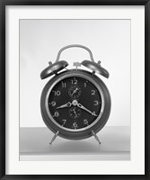 Framed Old fashioned alarm clock