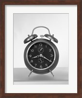 Framed Old fashioned alarm clock