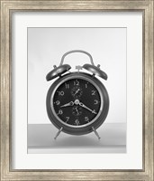 Framed Old fashioned alarm clock