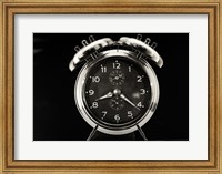 Framed Close up of vintage alarm clock