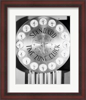 Framed Time zone clock