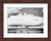 Framed Atomic bomb explosion