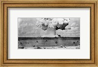 Framed Atomic bomb explosion, Bikini Atoll, Marshall Islands