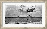 Framed Atomic bomb explosion, Bikini Atoll, Marshall Islands