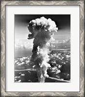 Framed Clouds formed by an atomic explosion