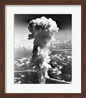 Framed Clouds formed by an atomic explosion
