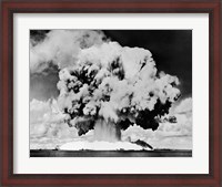 Framed Atomic bomb explosion, Bikini Atoll, Marshall Islands, July 24, 1946