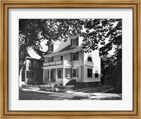 Framed Birthplace of John F. Kennedy, Brookline, Massachusetts, USA