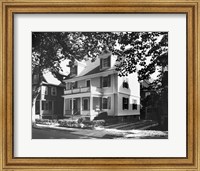 Framed Birthplace of John F. Kennedy, Brookline, Massachusetts, USA