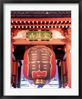 Framed Low angle view of the Gateway Lantern, Kaminarimon Gate, Asakusa Kannon Temple