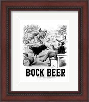 Framed Bock Beer celebration