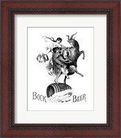 Framed Bock Beer Dance