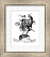 Framed Bock Beer Dance