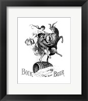 Framed Bock Beer Dance