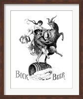 Framed Bock Beer Dance