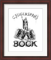 Framed C. Feigenspans Bock