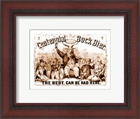 Framed Centenial Bock Beer