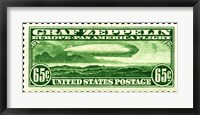 Framed Graf Zeppelin Stamp