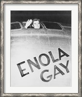 Framed Tibbets Enola Gay