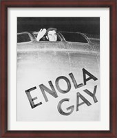Framed Tibbets Enola Gay
